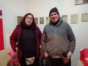 Carla González y Mario Perdomo, integrantes del Secretariado Ejecutivo del Partido Comunista en Lavalleja