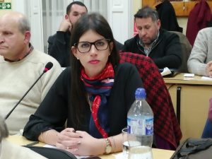 Edila del Partido Nacional Gabriela Umpiérrez