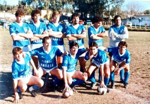 Sportivo Minas, en 1989, tras su pasaje por la Copa, fue gran animador del Minuano cayendo en la final con Olimpia (foto gentileza Sergio Marmolejo)