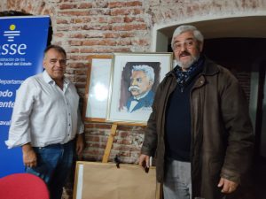 Dubal Ramos donó dos obras para el Hospital de Minas 1