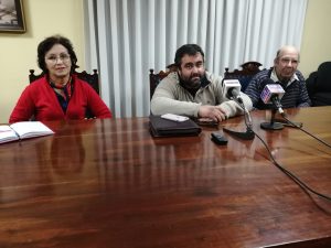 Yenny Saldías, Federico Suárez y Julio Fungi