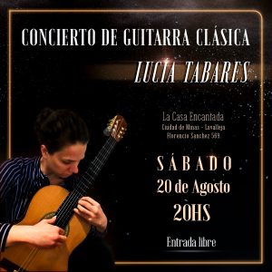 Afiche- Concierto LucIa Tabares- Minas- 2022