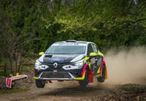 Contín - González en plena acción en el Rally chileno este fin de semana (foto Instagram Sebastián González)