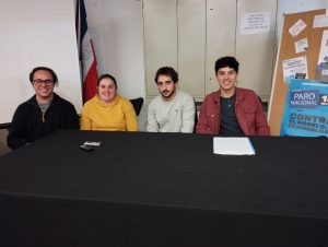 Francisco Gómez, Florencia Cáceres, Joel Agriela y Federico Corbo