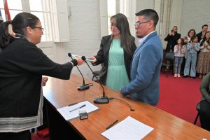 Ligia Romina Pereira de León y Esteban David Fernandez Sosa