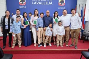 Tres parejas dieron el sí en simultáneo por primera vez en Lavalleja 2