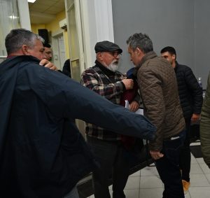 El intendente concurrió a saludar a los ediles posteriormente de la sesión. Gentileza Prensa IDL