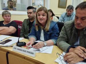 Edila del Partido Nacional María Noel Pereira