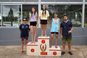 Competencias internas de natación en el Parque Rodó 1