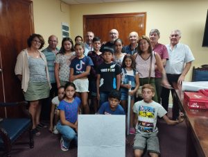 Comisión de Recepción recibió a niños del club Ituzaingó 4
