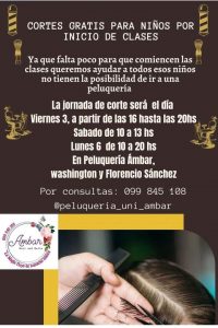 cortes gratis para niños por inicio de clases