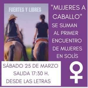 mujeres a caballo - solis de mataojo
