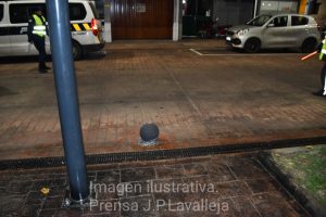 Esfera dañada en Plaza Libertad