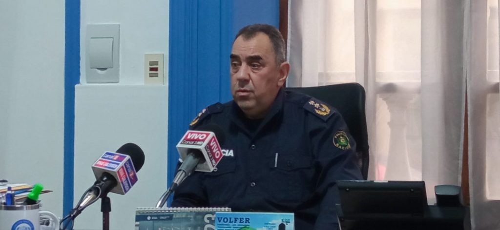 Jefe de Policía Jorge Khazzaka. Gentileza Oficina de Prensa de Jefatura de Policía de Lavalleja