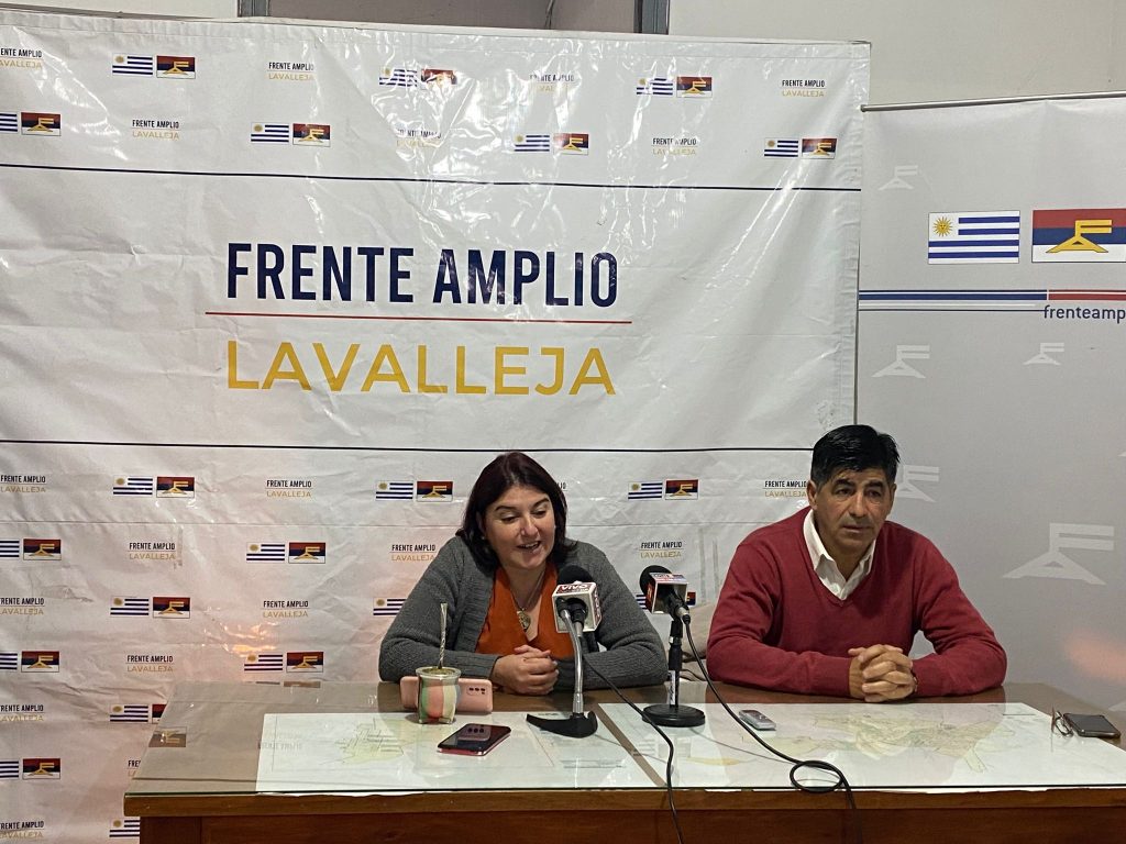 Rossana Jaimés y Javier Umpiérrez