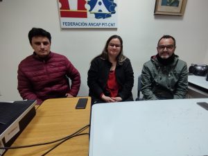 Mauro De los Santos, Cecilia Rodríguez y Ken Vera