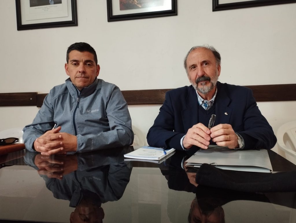 Diputado Pablo Fuentes y senador José Nunes