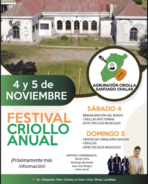 La Agrupación Criolla Santiago Chalar ultima detalles para su tradicional festival anual