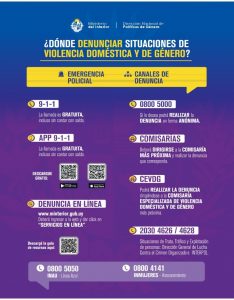 Dónde denunciar violencia de género y doméstica (1)