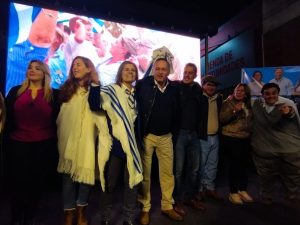 Varios dirigentes del PN que apoyaron la precandidatura de Álvaro Delgado, entre ellos Adriana Peña y Mario García