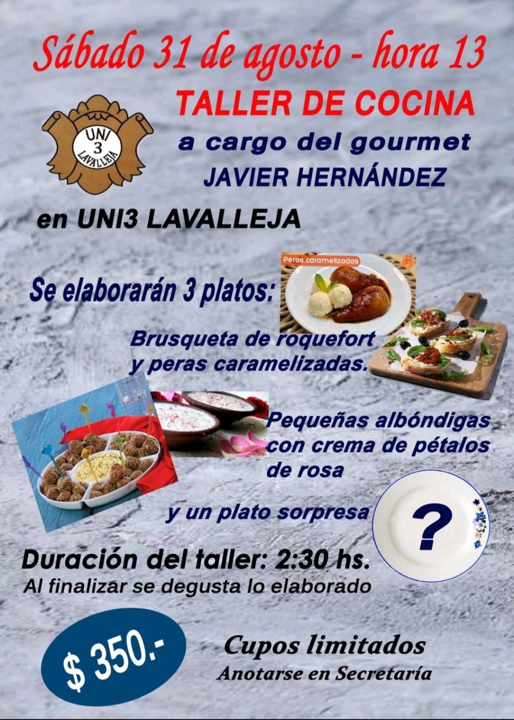 UNI 3 presenta un Taller de Gastronomía y Encuentro de Coros (1)