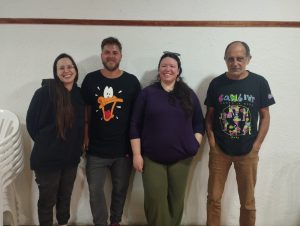 Lucía Velázquez, Álvaro Pastor, Isabel Palma y Gustavo Lescano