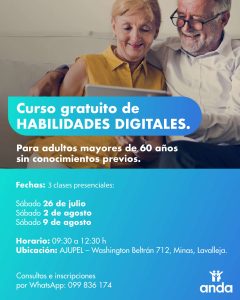 Curso gratuito de habilidades digitales - ANDA