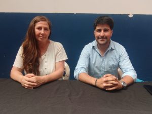Carol Aviaga y Gabriel Gutiérrez