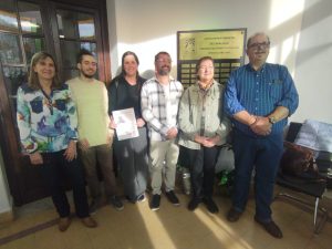 Los ediles Bettina Casas, Joaquín López, Paulina Mier, Mauro Álvarez, Cecilia Manzione y Gerardo Palumbo