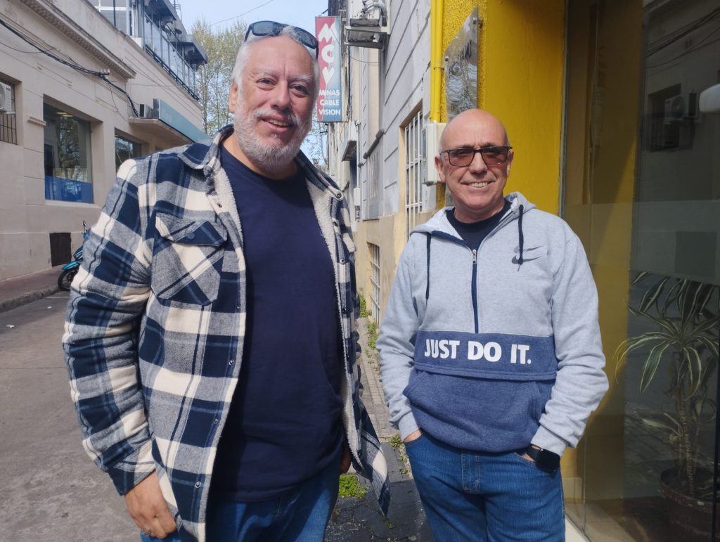 Miguel Acosta y Metodio Lorenzo, presidente y secretario de AMDEL