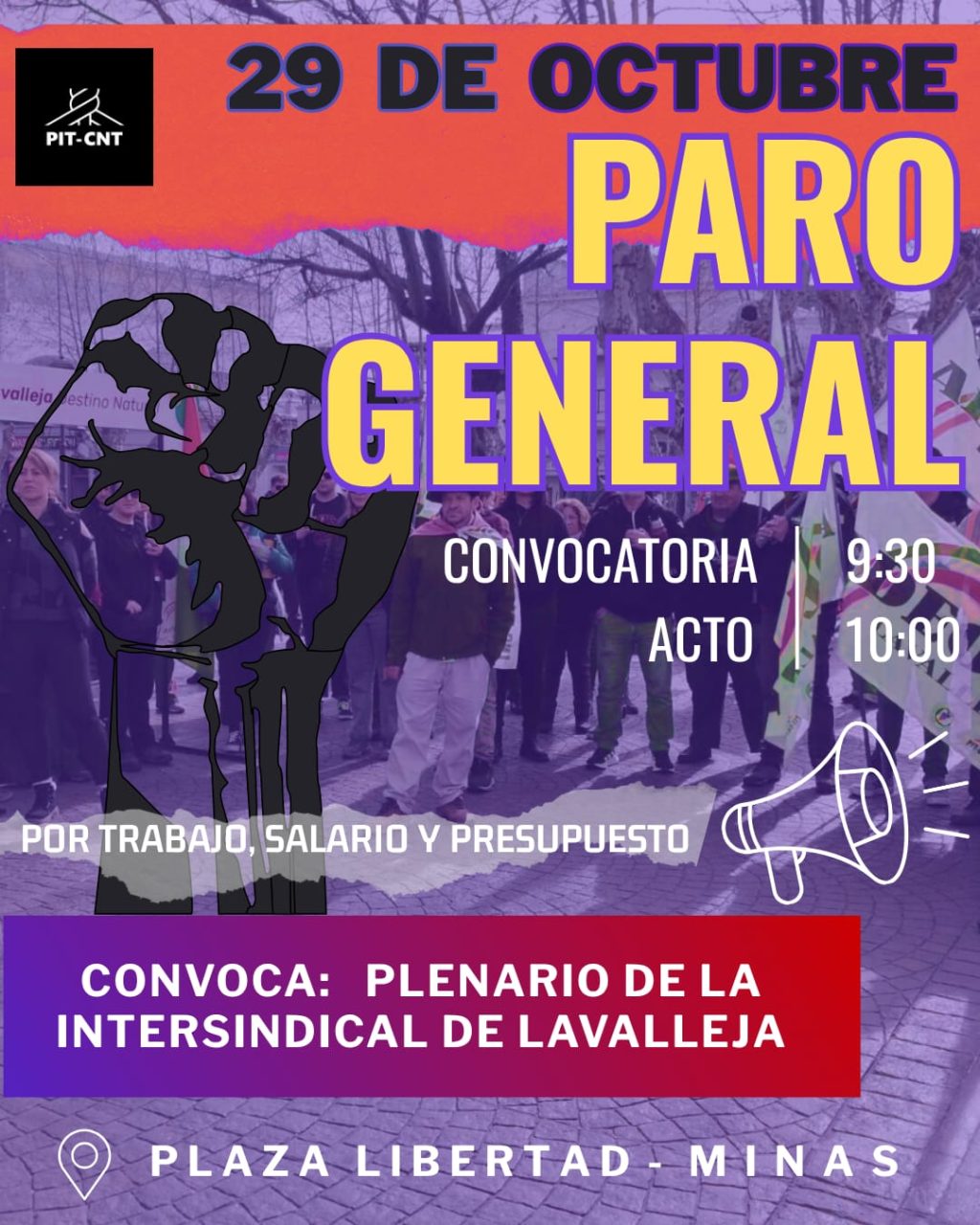 Paro 29 de octubre 2025