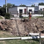 Avanzan obras de saneamiento en Barrio Escriu y España