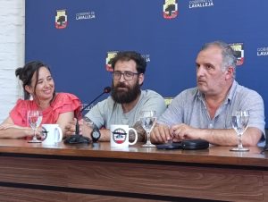 Viviana Pritsch, Ignacio Gutiérrez y Daniel Ximénez