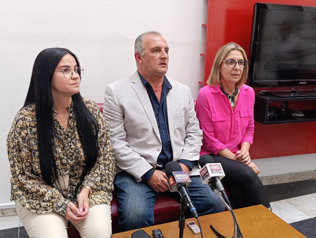 Romina Inzaurralde, Daniel Ximénez y Carina Soria