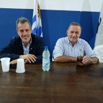 Álvaro Delgado, presidente del directorio del Partido Nacional, visitó la sede de Minas