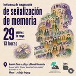 Hoy se inaugura la primera placa de señalamiento de memoria en Lavalleja