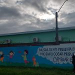Pintada colectiva llenó de color y pertenencia al CAIF Dejando Huellitas