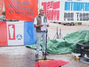 Rolland Muñoz, presidente del Centro de Estudiantes de Formación Docente