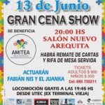 Cena Show solidaria a beneficio de AMITEA