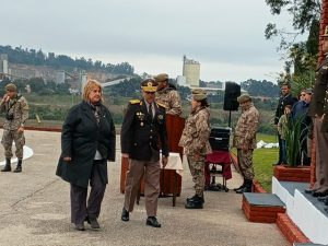 La ministra de Defensa estuvo en Minas y habló sobre el apoyo militar