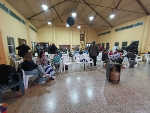Se realizó la transmisión del partido Uruguay - Cabo Verde en el Complejo Filarmónica - 1