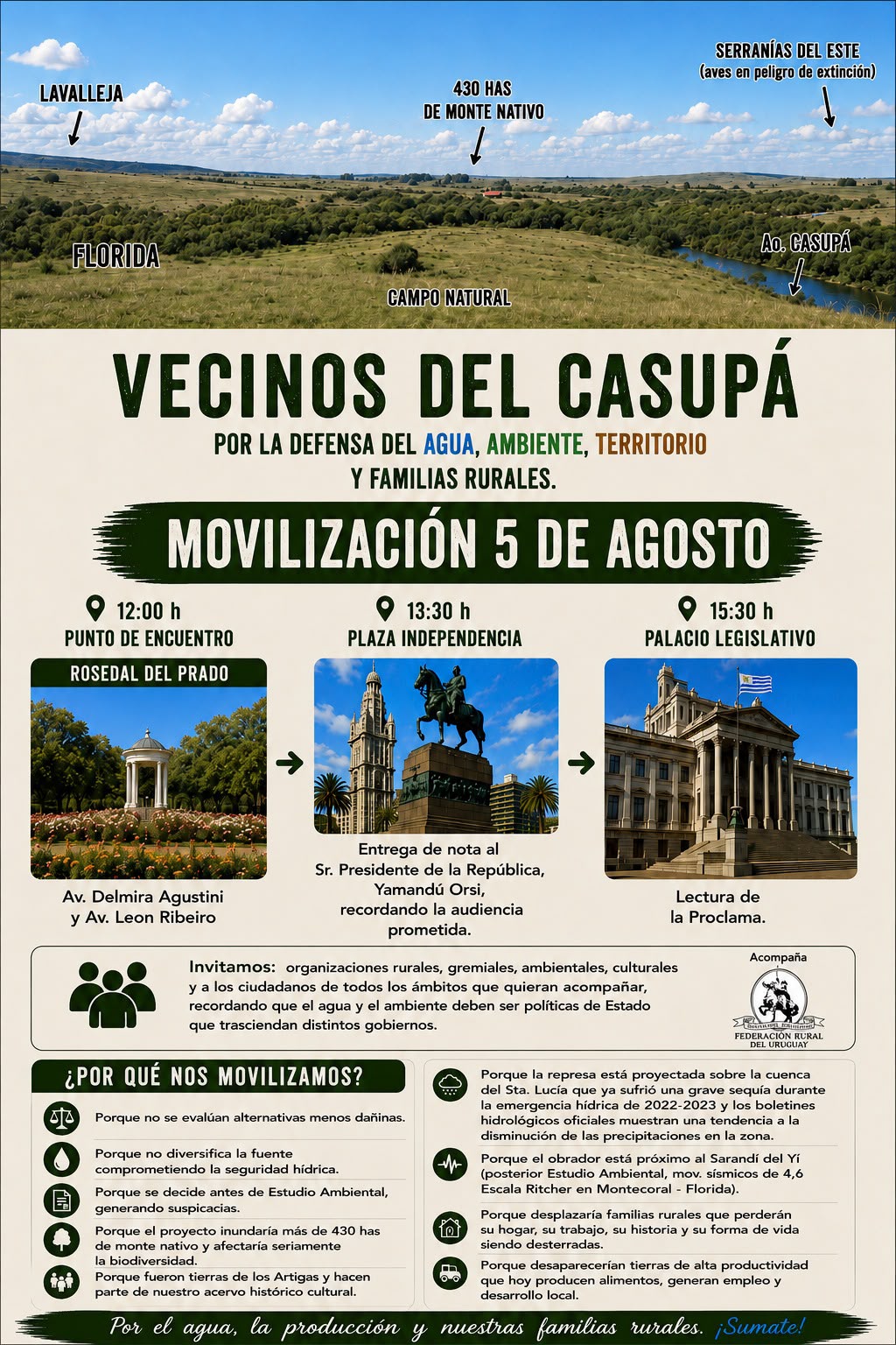 Colectivo de vecinos de Casupá se movilizará el 5 de agosto