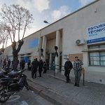 Docentes y funcionarios de UTU Minas realizaron paro de 24 horas y se manifestaron frente a la institución