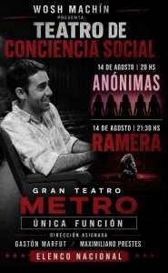 Anónimas y Ramera llegan al Teatro Metro con una noche de Teatro de Conciencia Social - 2