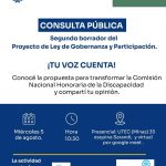 Lavalleja será sede de una consulta pública sobre el proyecto de Ley de Gobernanza y Participación en Discapacidad